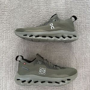 On Running Cloudtilt x LOEWE Khaki Green Sneakers